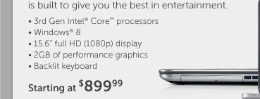 Starting at $899.99